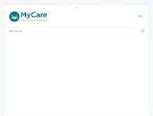 Tablet Screenshot of mycarehealthcenter.org